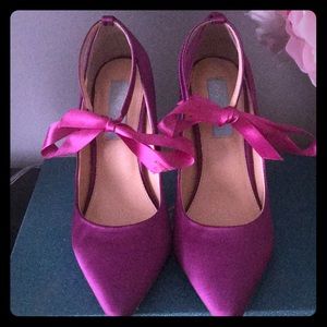 Betsy Johnson Glitter Heel Stilettos